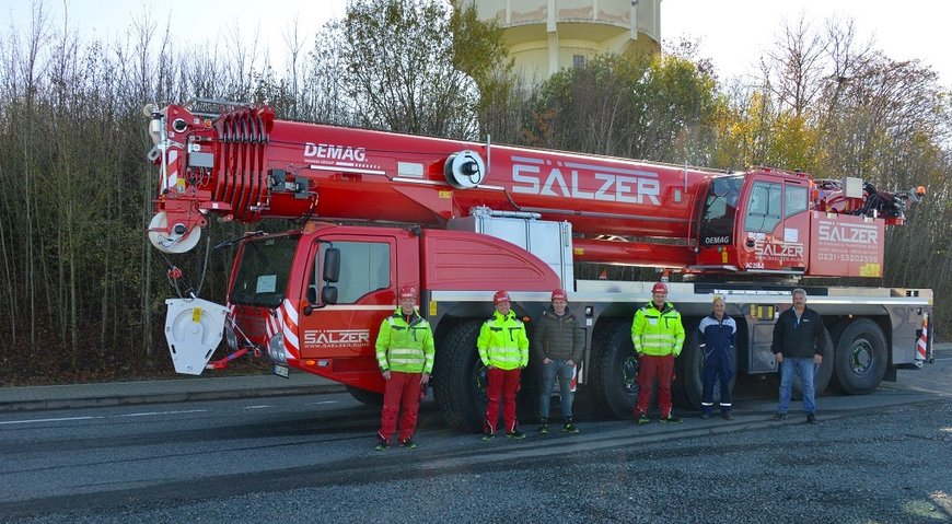 New Demag AC 250-5 all terrain crane for Sälzer Autokrane und Transporte